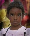 Little tamil girl in Triolet (Mauritius)